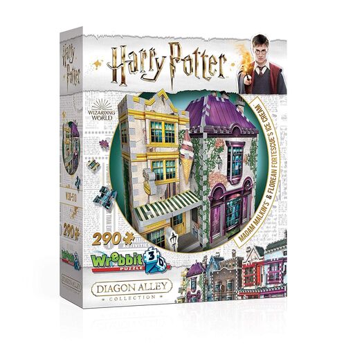 Puzzle 3D Tienda Madame Malkins Harry Potter  - 290 Piezas