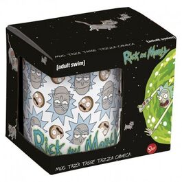 Taza Caras Rick & Morty - Porcelana- 325 ml