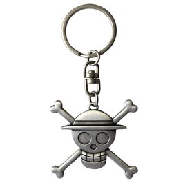 Llavero 3D One Piece Skull Luffy