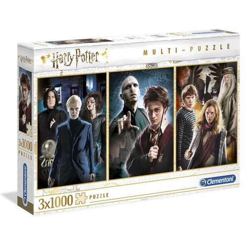 Pack de 3 Puzzles Harry Potter - 1000 Piezas
