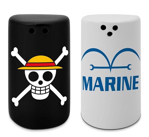 Salero y Pimentero Skull & Marine - One Piece