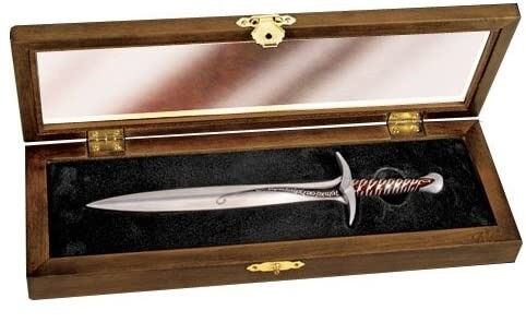 Abrecartas Replica Espada Sting El Señor de los Anillos - 19 cm - Metal