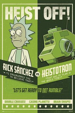 Poster Rick Y Morty 4 Heist Off