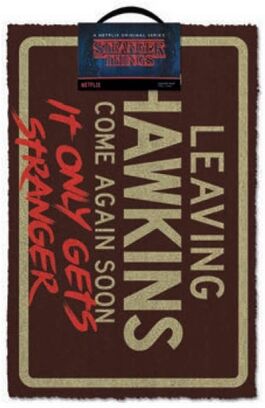 Felpudo Stranger Things Leaving Hawkins Felpudo Stranger Things Leaving Hawkins