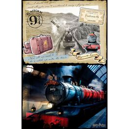 Puzzle para Rascar Hogwarts Express Harry potter