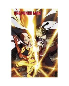 Póster One Punch Man Saitama & Genos 91.5x61