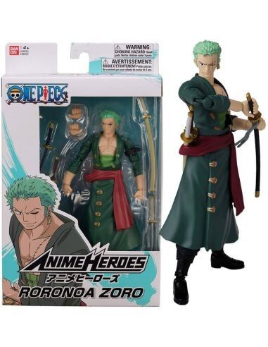 Juguete de acción One Piece Roronoa Zoro 17cm