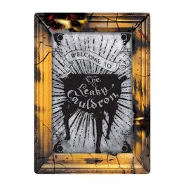 Placa Metalica Caldero Harry Potter 21X29Cm