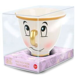 Taza Ceramica 3D 190Ml Chip La Bella Y La Bestia Taza Ceramica 3D 190Ml Chip La Bella Y La Bestia