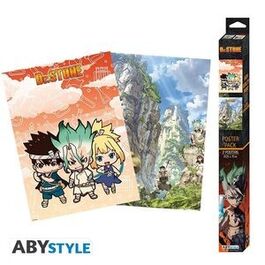 Set 2 Chibi Posters Artworks 52x38cm - Dr Stone