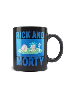 Taza Ceramica Cabezas Portal Rick Y Morty
