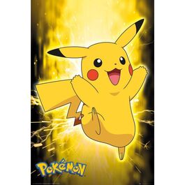 Poster Pikachu Neon 91.5x61 - Pokemon