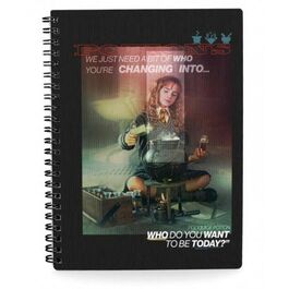 Libreta Efecto 3D Hermione Pociones Harry Potter