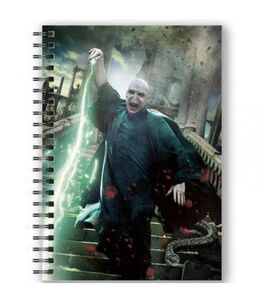 Libreta Efecto 3D Poster Voldemort Harry Potter