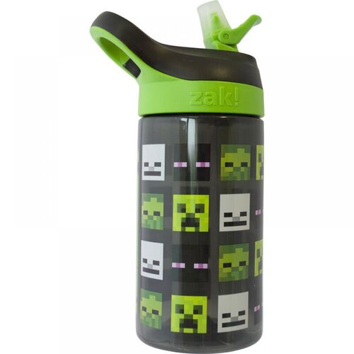 Botella Mob Heads Negra Pp Minecraft