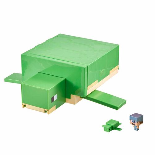 Figura Guarida Tortuga Transformable 26cm - Minecraft