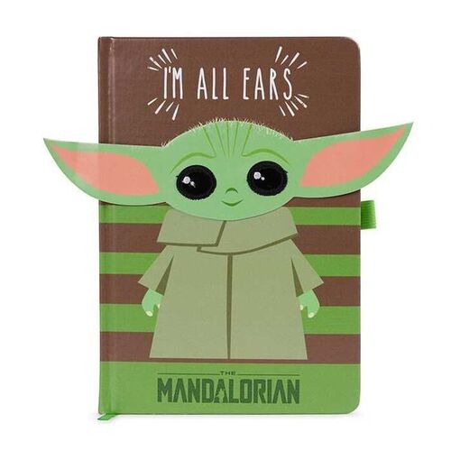 Cuaderno A5 premium The Mandalorian I'm All Ears Color Verde