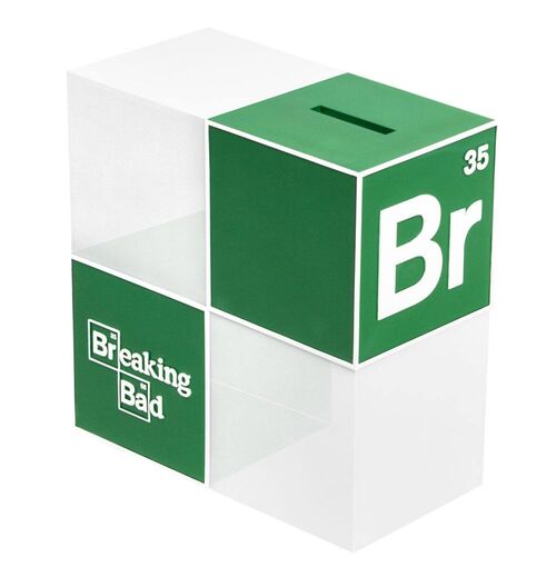 Hucha / Soportalibros BrBa Logo Breaking Bad