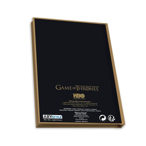 Pack de Regalo Taza Cuaderno y Llavero Targaryen Game Of Thrones