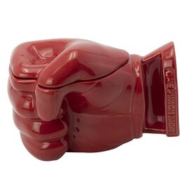 Taza Con Tapa Mano Saitama One Punch Man - Porcelana - 350 ml