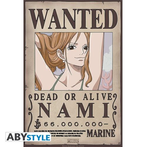 Pack 9 Posters One Piece Wanted Tripulación de Luffy