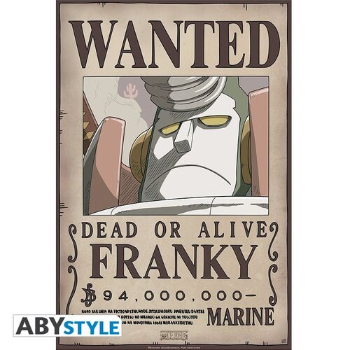 Pack 9 Posters One Piece Wanted Tripulación de Luffy