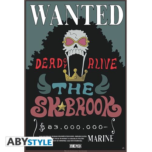 Pack 9 Posters One Piece Wanted Tripulación de Luffy