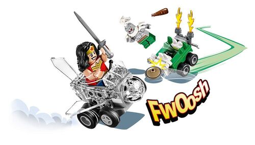 Kit de Construcción LEGO DC Universe Super Heroes Mighty Micros Wonder Woman vs. Doomsday - 75 Piezas