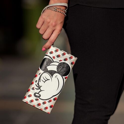 Cartera Mickey Mouse Lunares Con Asa