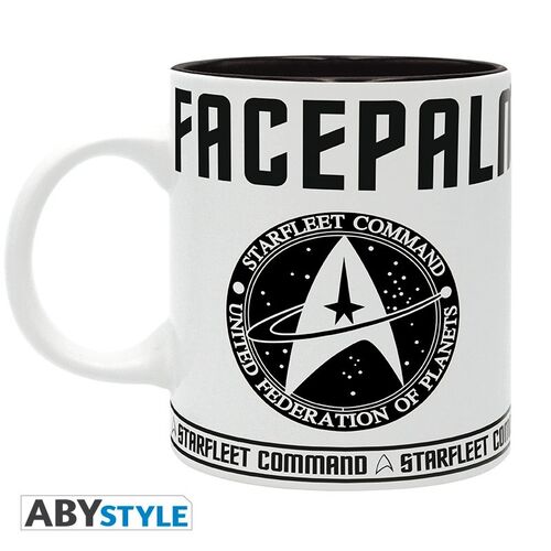 Taza Facepalm Meme Star Treck - Porcelana - 320 ml