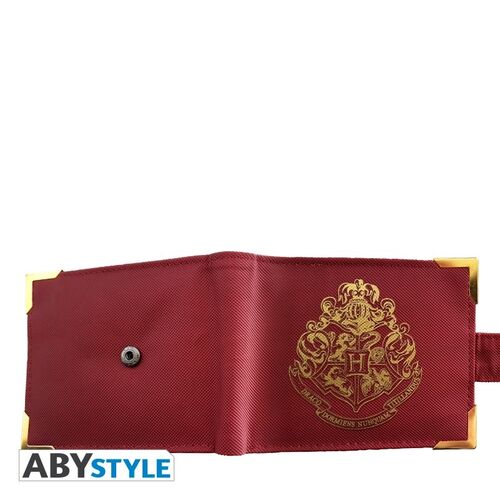 Billetera Premium Golden Hogwarts Harry Potter