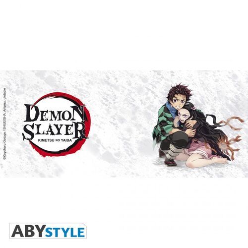 Taza Tanjiro & Nezuko Kimetsu no Yaiba Demon Slayer - Porcelana - 320ml