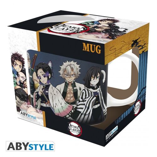 Taza Pilares Kimetsu no Yaiba Demon Slayers - Porcelana - 320 ml
