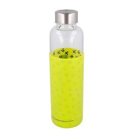 Botella con funda de Silicona Minecraft - Cristal - 585 ml