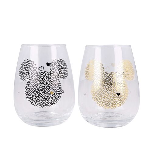 Set 2 Vasos de Cristal 510ML Mickey