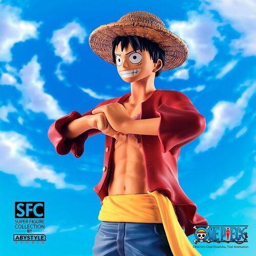 Figura Monkey D. Luffy One Piece - PVC - 17 cm