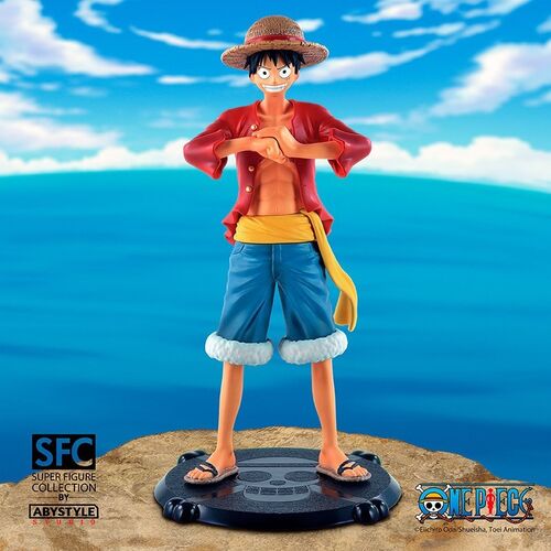 Figura Monkey D. Luffy One Piece - PVC - 17 cm