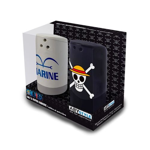 Salero y Pimentero Skull & Marine - One Piece