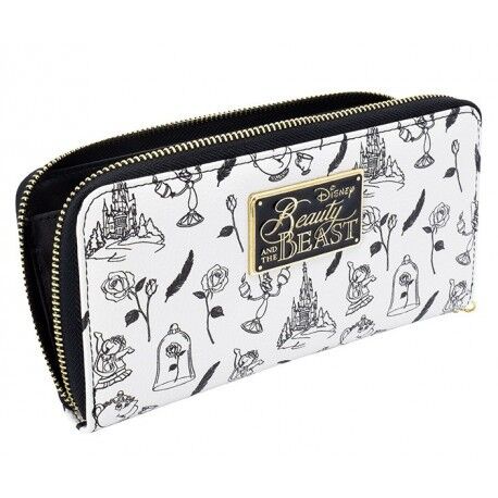 Cartera Siluetas La Bella y la Bestia Disney
