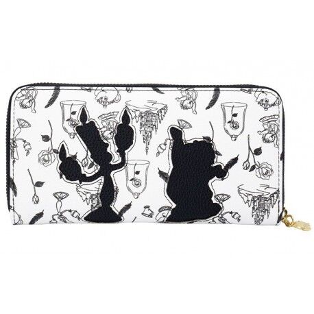 Cartera Siluetas La Bella y la Bestia Disney