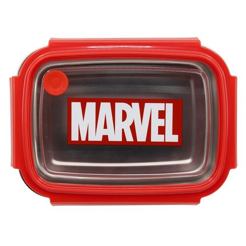 Sandwichera Rectangular Avengers Marvel - 1020 ml - Acero Inoxidable