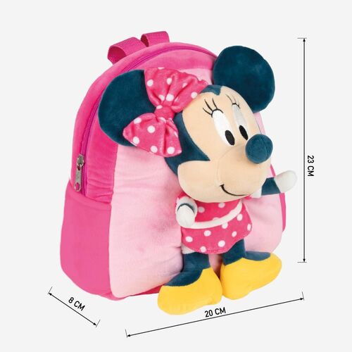 Mochila Guardera Peluche Minnie