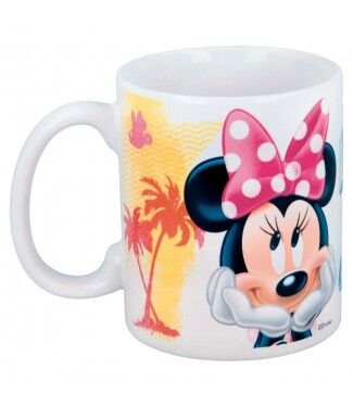 Taza Ceramica 325ML en Caja Regalo Minnie Summer Crush