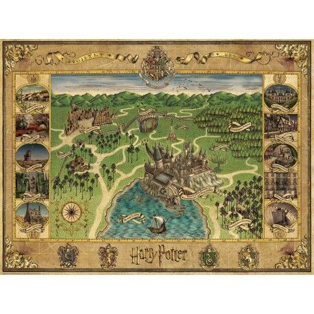 Puzzle Cuadro Hogwarts Harry Potter 1500p