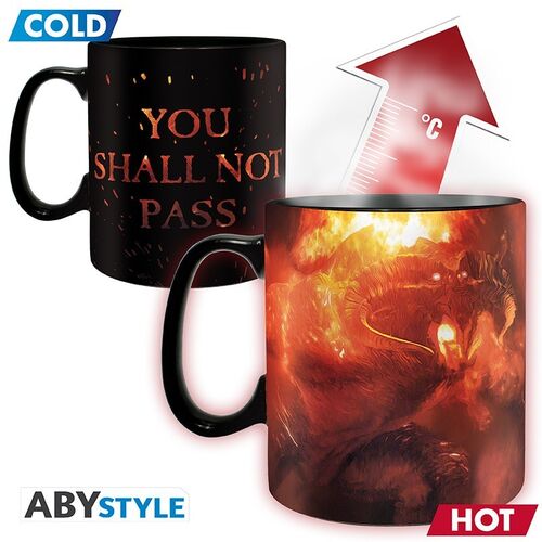 Taza Termosensible 460 ml - You shall not pass - El señor de los anillos