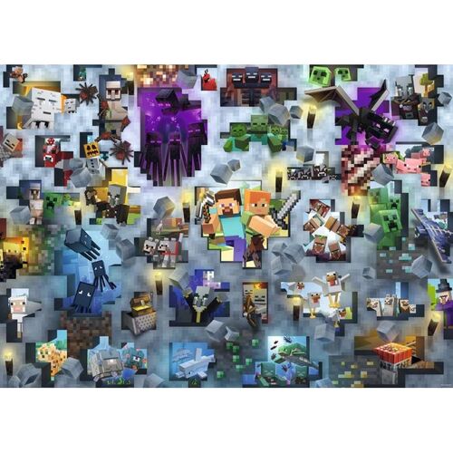 Puzzle 1000 Piezas Minecraft Mobs