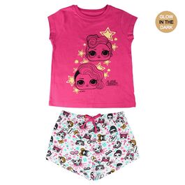 Pijama Corto Glow In The Dark Single Jersey Lol Pijama Corto Glow In The Dark Single Jersey Lol