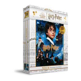 Puzzle 100 Efecto 3D Poster Piedra Filosofal Harry Potter
