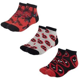 Calcetines Deadpool Tobilleros 36-40 Calcetines Deadpool Tobilleros 36-40