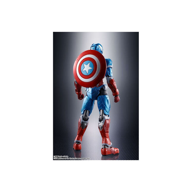 Figura Capitán América Tech-on 15,5cm